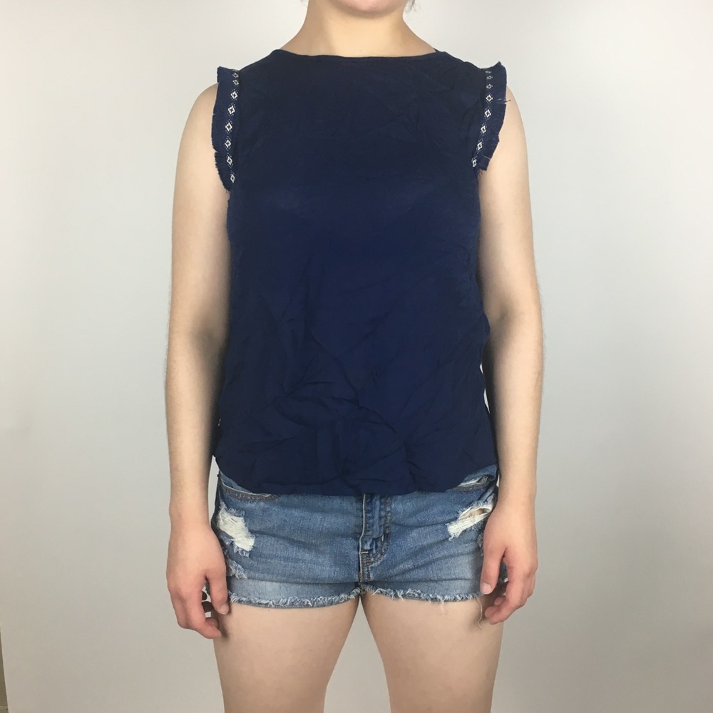Blue tank top